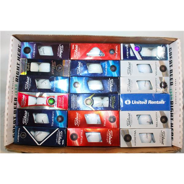 FLAT ASST TITLEIST RECLAIMED GOLF BALLS