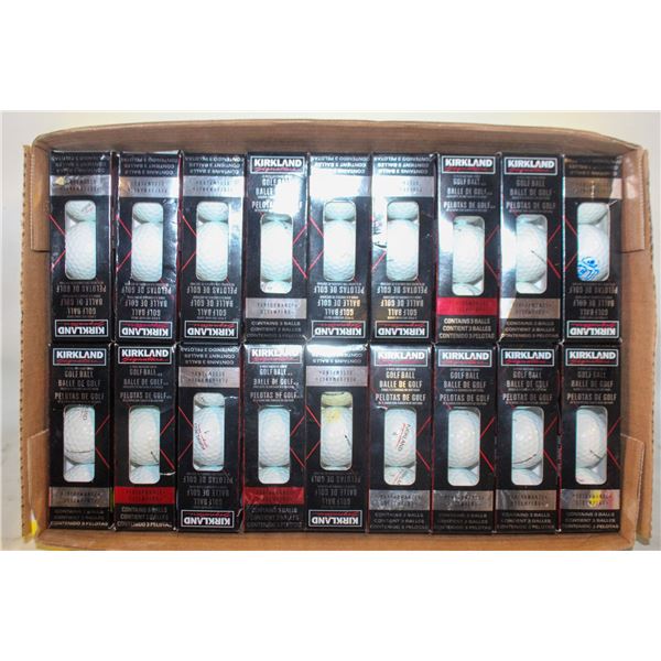 FLAT KIRKLAND RECLAIMED GOLF BALLS