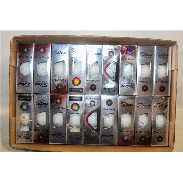 FLAT ASST TITLEIST PRO V1 RECLAIMED GOLF BALLS
