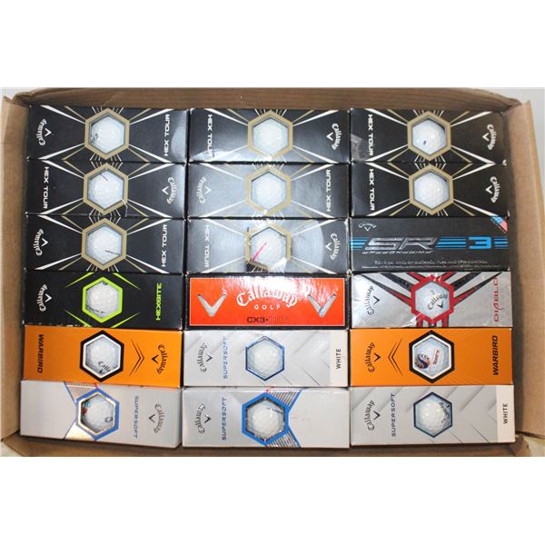 FLAT ASST CALLAWAY RECLAIMED GOLF BALLS