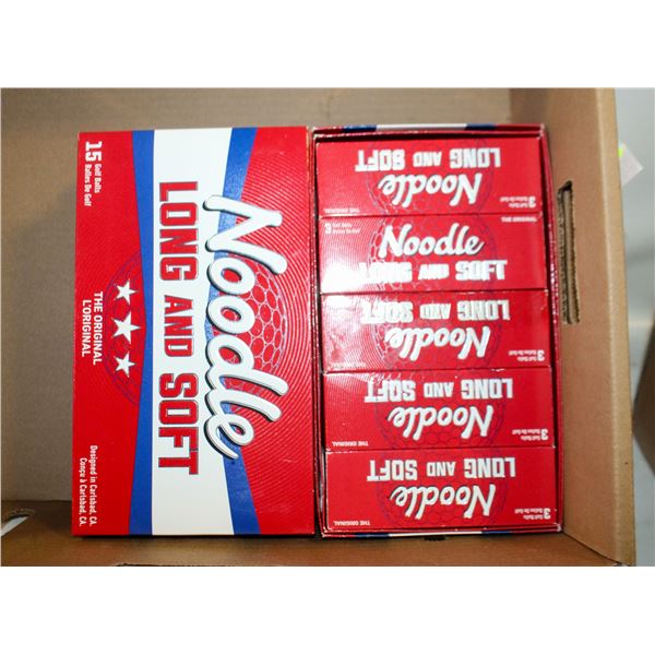 4 x 15 PACK NOODLE RECLAIMED GOLF BALLS