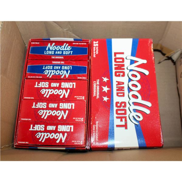 4 X 15 PACK NOODLE RECLAIMED GOLF BALLS
