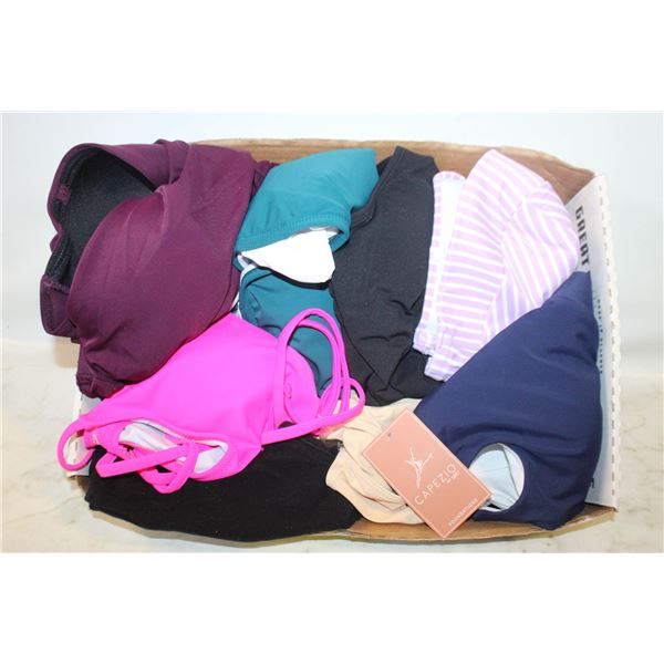 FLAT OF ASSSORTED SPORTS BRA AND