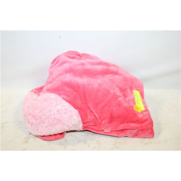 PINK PLUSH ONESIE COSTUME