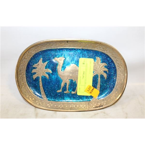 HEAVY BRASS EGYPTIAN DISH