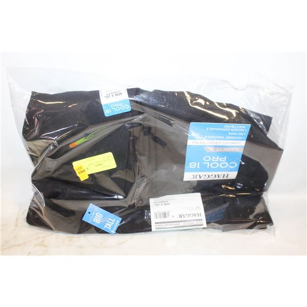 HAGGAR MENS COOL 18 PRO CLASSIC FIT