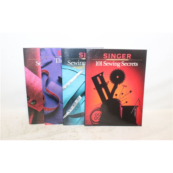 1980'S "SINGER SEWING LIBRARY" SERIES OF 4 BOOKS