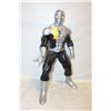 Image 1 : SILVER COLOUR SPIDERMAN STATUE PLASTIC POSE-ABLE