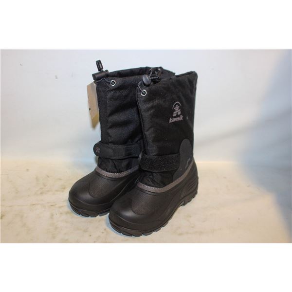 NEW KAMIK WATERBUG 5 BLACK BOOTS