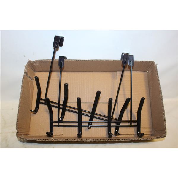 TWO MATCHING OVER DOOR TOWEL HANGERS