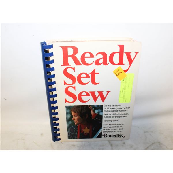 1971 BUTTERICK "READY, SET, SEW" BOOK
