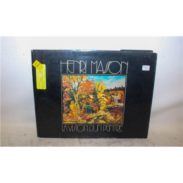HENRI MASSON ART BOOK- SIGNED BY THE AUTHOR