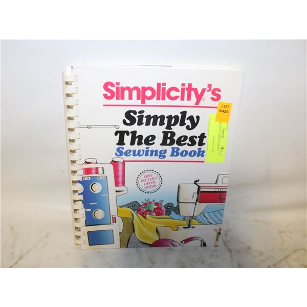 1988 SIMPLICITY'S BEST SEWING BOOK