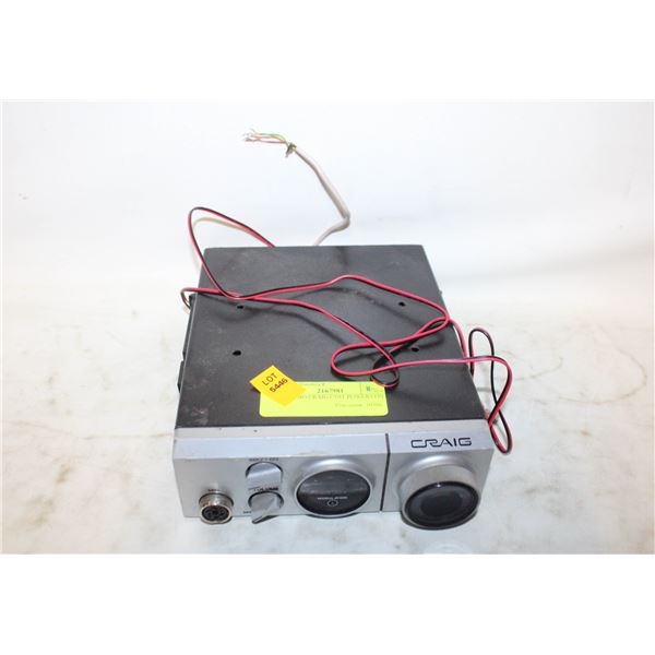 CB RADIO CRAIG,UNIT POWERS ON