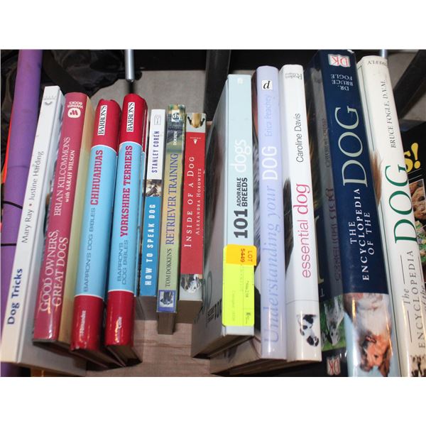 12 DOG BOOKS LOT