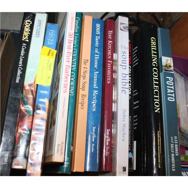 12 RECIPE BOOKS LOT