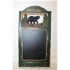 Image 1 : NEW BEAR CHALKBOARD WOOD FRAME 13.5"X26"