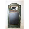 Image 1 : NEW BEAR CHALKBOARD WOOD FRAME 13.5"X26"