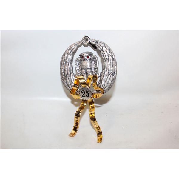 RT. PHILANIMUS 25 YR. MEDALLION