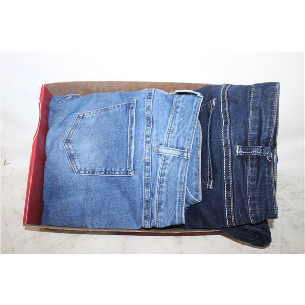 2 PAIRS LADIES WAREHOUSE ONE JEANS 16+ REGULAR