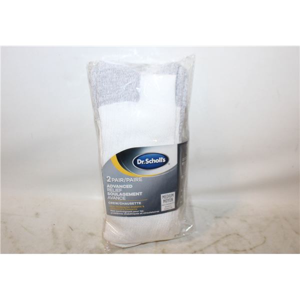 2 PAIR DR SCHOLLS ADVANCED RELIEF DIABETIC AND