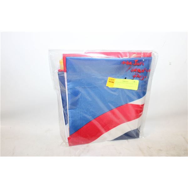 UNION JACK AND UKRAINIAN FLAG 3X5FT NEW