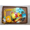 Image 1 : A CHILDS WINNIE-THE-POOH FLDG STOOL, &