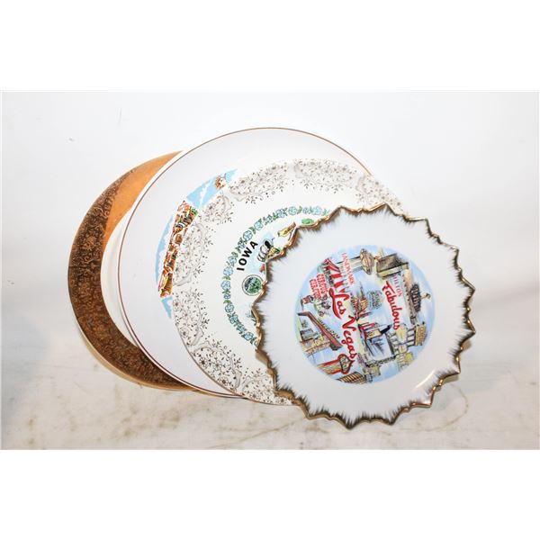 DESTINATION COLLECTOR PLATES ALL CIRCA 1970S/80S
