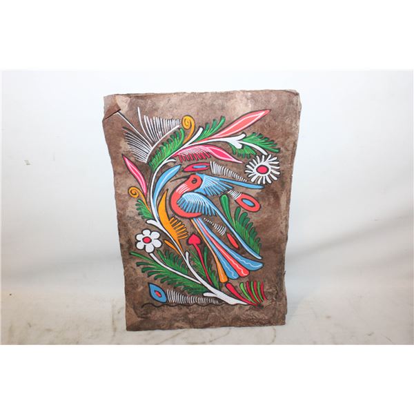 FIVE LIQUID EMBROIDERY BIRD PICTURES