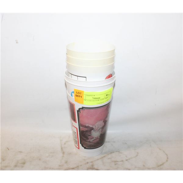 PLASTIC COLLECTOR CUPS 1980S