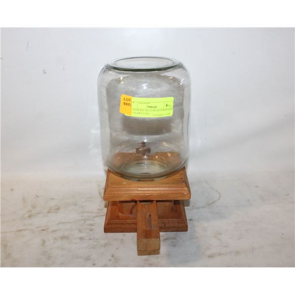 HANDMADE JELLYBEAN DISPENSER, 9.5 INCHES TALL