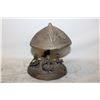 Image 1 : BRONZE METAL “DHOKRA ART” 7” HIGH X 5.5” WIDE