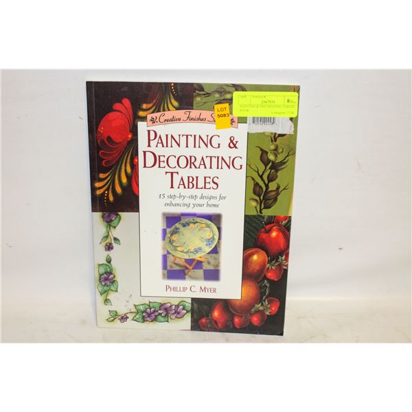 PAINTING & DECORATING TABLES BOOK
