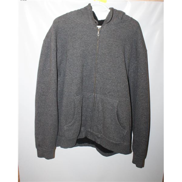 MENS XL BC CLOTHING LINED WORK HOODIE