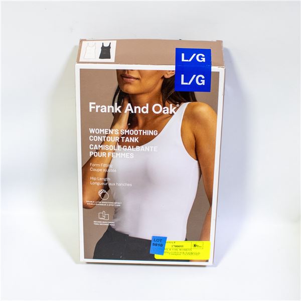 2PK FRANK & OAK WOMENS SMOOTHING CONTOUR TANKS L/G