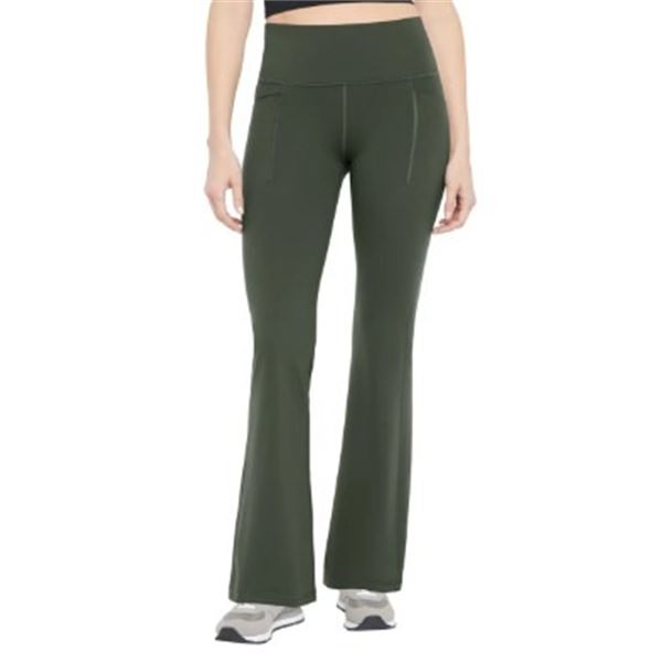 NEW GAPFIT FLARED LEGGINGS OLIVE GREEN SZ LRG