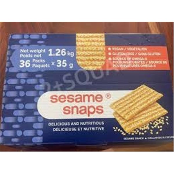 36 X 35G SESAME SNAPS