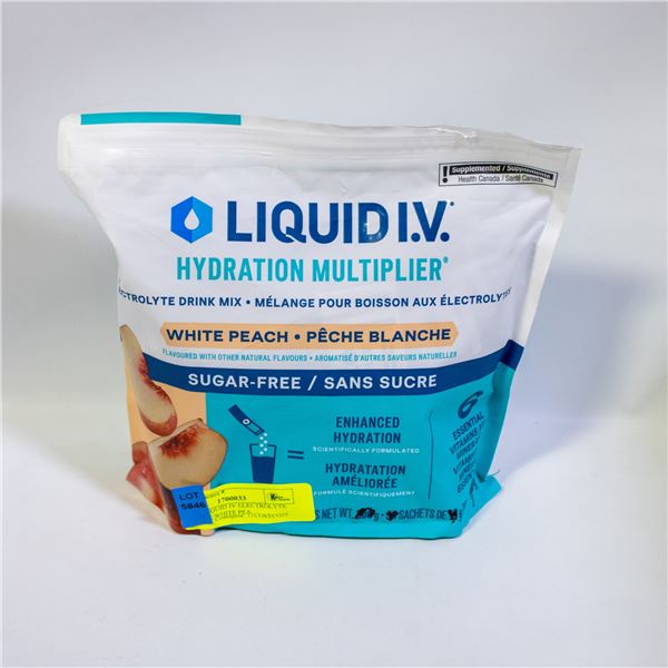 29 X 10G LIQUID IV ELECTROLYTE DRINK MIX WHITE PEA