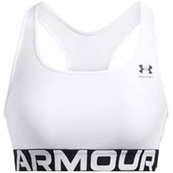NEW UNDER ARMOUR HEATGEAR MID BRANDED SPORTS BRA