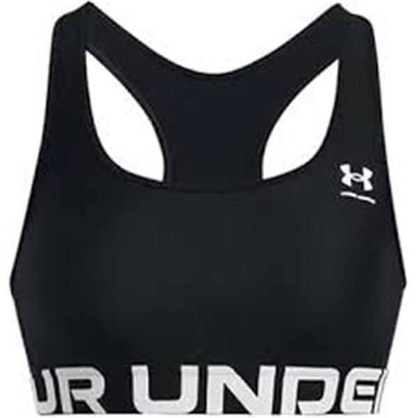 NEW UNDER ARMOUR HEATGEAR MID BRANDED SPORTS BRA