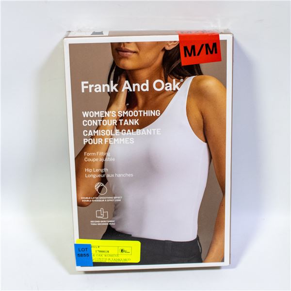 2PK FRANK & OAK WOMENS SMOOTHING CONTOUR TANKS MED