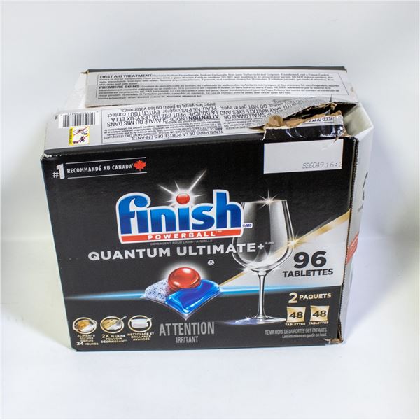 NEW W BOX 2 X 48 TABS FINISH QUANTUM ULTIMATE+