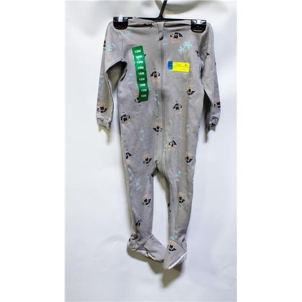 NEW PEKKLE SLEEPER GREY PIRATE SHIP SIZE 18M