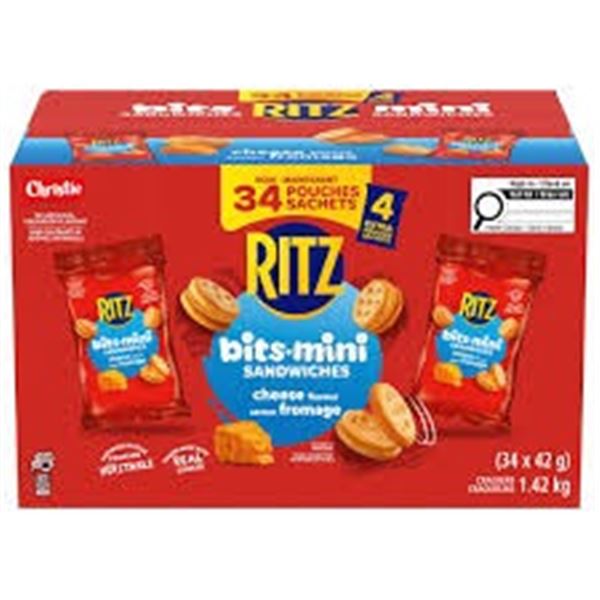 34 X 42G RITZ BITS MINI SANDWICHES