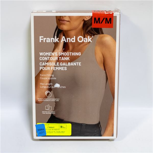 2PK FRANK & OAK WOMENS SMOOTHING CONTOUR TANK MED