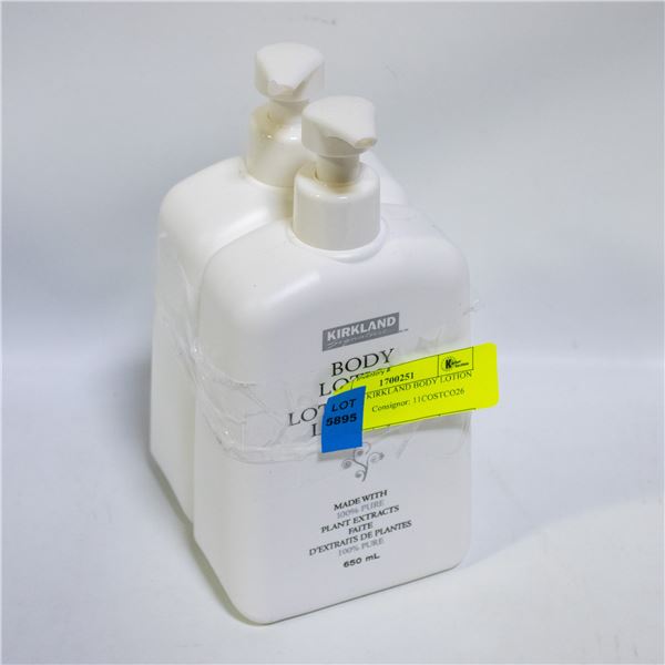 2 X 650ML KIRKLAND BODY LOTION