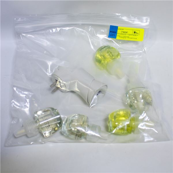 REPACKED AIRWICK 1 DIFFUSER 9 REFILLS APPLE CINNAM