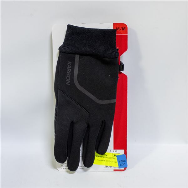 NEW KARBON RUNNING GLOVES MEDIUM