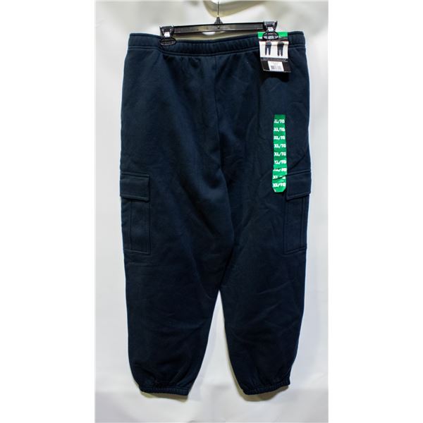 NEW TUFF ATHLETICS FLEECE SWEATPANTS NAVY SIZE XL