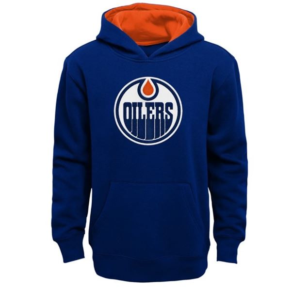 NEW OILERS PRIME FLEECE BLUE HOODIE SIZE XL